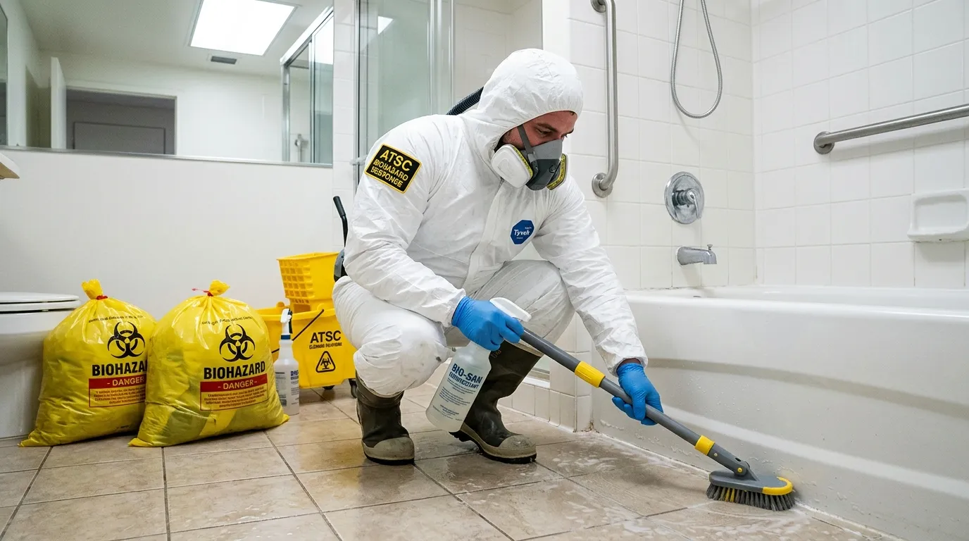 Decontamination equipment deployed for Blood Cleanup in Huber Heights